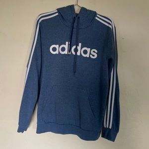 Men’s Adidas Pullover Hoodie size Medium Blue